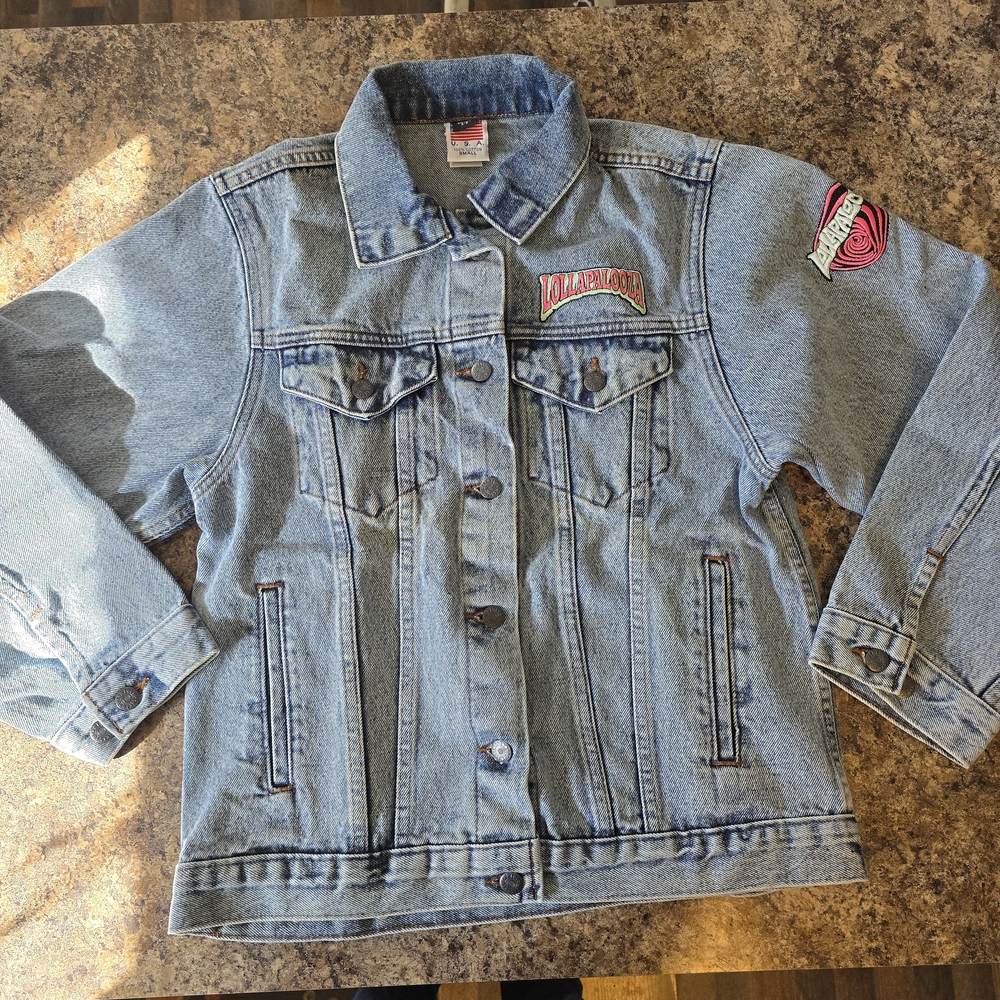 Rare Lollapalooza Festival Denim Jacket